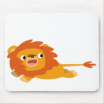 Lion de précipitation mignon Mousepad de bande des tapis de souris