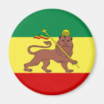 Lion de reggae de Rasta de Judah Magnets Pour Réfrigérateur