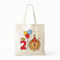 Lion Face 2nd Birthday Bag