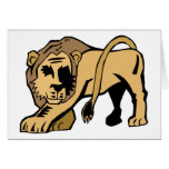 Lion Greeting Card