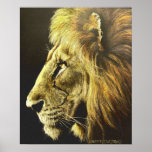 Lion Head Print