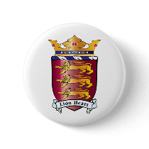 Lion Heart Crest Pin