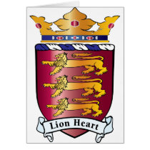 Lion Heart Crest Cards