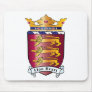 Lion Heart Crest Mousepad