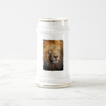 Lion Images Beer Stein Mug