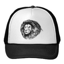 lion - king of the jungle trucker hats