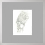 Lion & Lamb Print