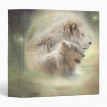 Lion Moon Art Binder