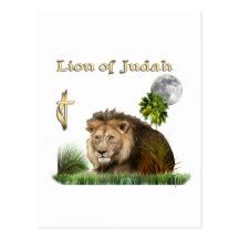 Lion of Judah t-shirts and more Postcard