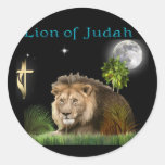 Lion of judah t-shirts and more round sticker