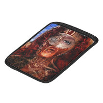 lion on fire ipad sleeves