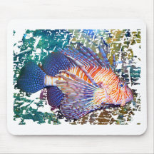 Lion ou poissons de la Turquie Tapis De Souris