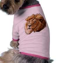 Lion Picture Doggie T Shirt