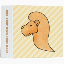Lion Picture with Stripes. Vinyl Binders