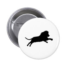 Lion Pinback Buttons