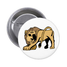 Lion Pinback Buttons