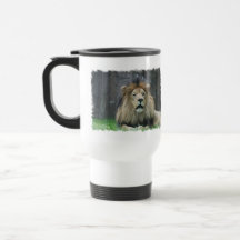Lion Plastic Travel Mug