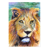 Lion Portrait ACEO Artcard