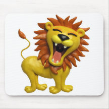 Lion Roaring Mouse Pad