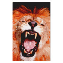Lion Roaring Stationery Design