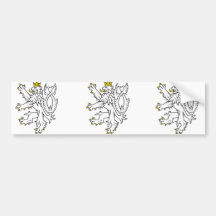 Lion theech Republic, Czech Bumper Stickers