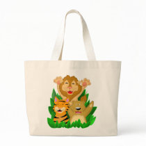 Lion Tiger and Bear Cartoon Bag