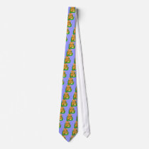 Lion Tiger and Bear Cartoon Tie