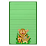 Lion Tiger and Bear Stationery (Ruled)