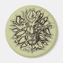 Lion Victory Fridge Magnets