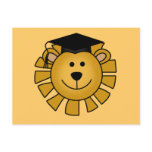 Lion with Graduation Cap Tshirts and Gifts postcards