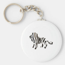 Lion Zebra Mash Up Keychains