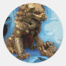 Lioness Asian Symbol of Loyalty and Luck Sticker