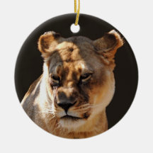 LIONESS CHRISTMAS TREE ORNAMENTS