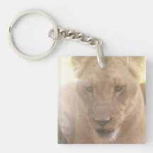 Lioness Profile Keychain Acrylic Keychains