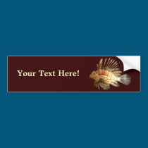 Lionfish bumper stickers