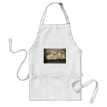 Lions and cub in Botswana Africa Aprons