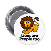 Lions are People too Pins