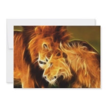Lions in Love Invites