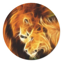 Lions in Love Stickers