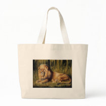 Lions in the Wild Tees, Cards and GIfts Canvas Bag