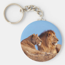 Lions in the Wild Tees, Cards and GIfts Keychains