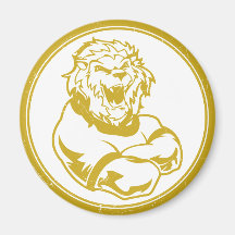 Lions Mascot Refrigerator Magnets