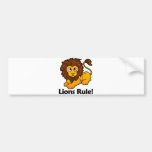 Lions Rule! Bumper Sticker