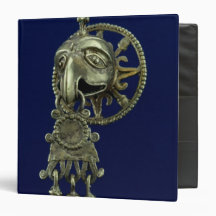 Lip plug of bird god 3 ring binder