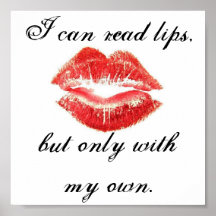 lip reader poster