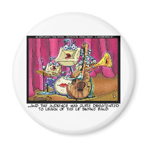 Lip Sinking Band Funny Tees Mugs & Other Gifts Fridge Magnet