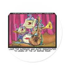 Lip Sinking Band Funny Tees Mugs & Other Gifts Sticker
