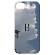 l'iPhone 5 nuages pelucheux de cas CUSTOMISENT L'I Coque Case-Mate iPhone 5