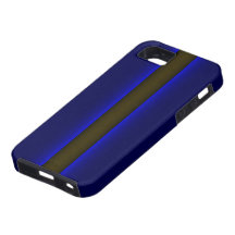 l'iPhone 5 polices amincissent Blue Line Coques iPhone 5 Case-Mate