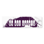 Lips Bumper Sticker